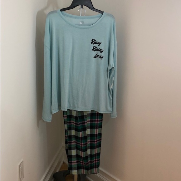 New Women's SO 2 Piece Flannel Pajamas Set Size XXL - Picture 2 of 14